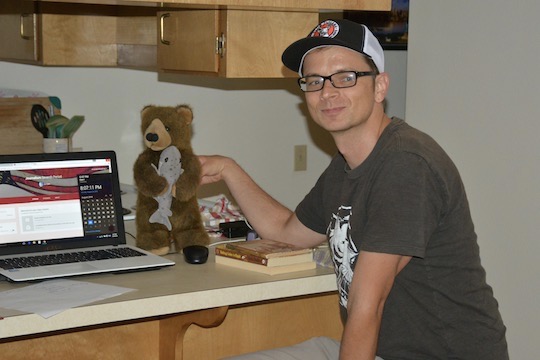 Edward with Eric Lynn